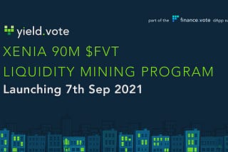 finance.vote announces “Xenia”; a 90 million $FVT liquidity program