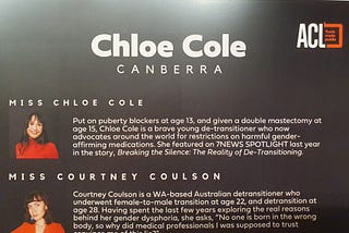 Chloe Cole vs Pride in Protest (vs me)