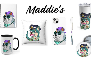 Maddie’s Store for printing your NFTs on apparel and merchandise