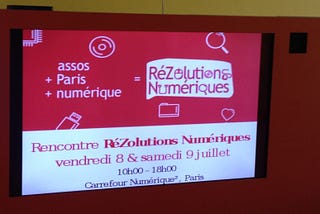 Les RéZolutions Numériques au Carrefour Numérique