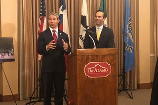 Texas Land Commissioner George P. Bush and San Antonio Mayor Sign Historic Resolution