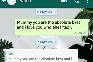 Life is so full of expectations

AND I DON’T WANT TO LET DOWN MY MUM