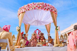 An Indian wedding