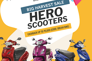 BIG HARVEST SALE IS BACK!!! Book Hero Scooters