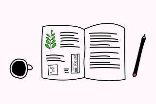 illustration of a notebook