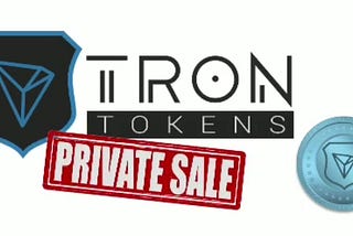 Private Sale of TronTokensContributor (TTC)