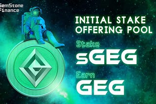 Behold, the official launch of GEG Initial Stakepool Offering.