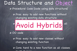Clean code — Objects and Data Structures