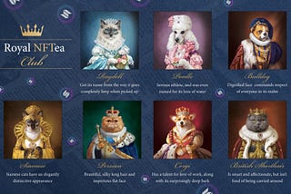 Royal NFTea Club Introduces Exquisite Cats&Dogs Collection in collaboration with Richard Tea