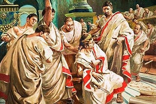 What happened to the senators who killed Caesar?