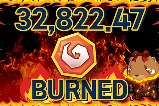 August AES Settlement — 32,822.47 AES Burned!