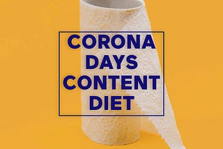 Perspective Shift: Content Diet