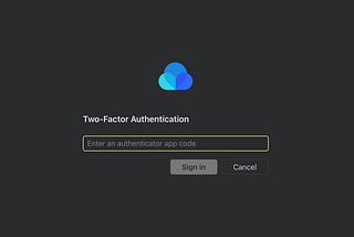 Two Factor Authentication (2FA)