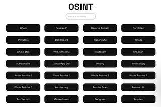 OSINT Tool free