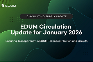 EDUM Circulation Update for January 2026