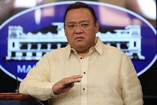 Harry Roque, the Presidential spokesperson of Malacañang.