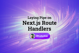 Laying Pipe on Next.js Route Handlers: The Power of Function Composition