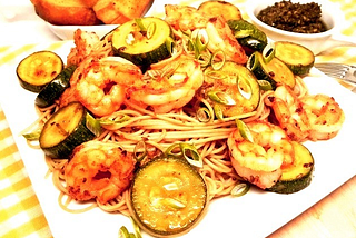 Summery Shrimp with Pesto — Main Dishes — Pesto Pasta