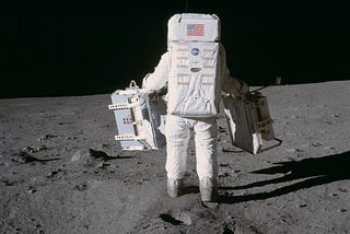 In this world the moon travel is a fake story: