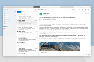 Bringing Outlook for iOS’s heritage to the desktop. A visual exploration