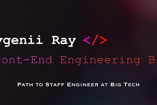 Path to Staff Engineer — Article logo