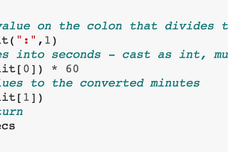 Handling Data Formatted as Minutes and Seconds