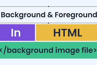 Background and Foreground Colors in HTML