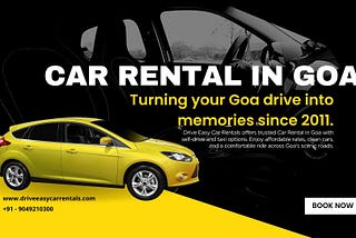 Car Rental in Goa — Explore Goa at Your Own Pace with Drive Easy Car Rentals