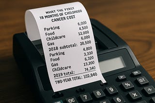 What the First 18 Months of Childhood Cancer Cost