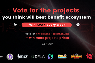 Vote for projects you think will best benefit ecosystem