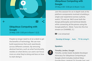 Android: Appbar scroll from middle of screen as in Google I/O app