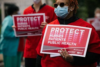 RNs will never stop fighting, every day, every year for a society based on care