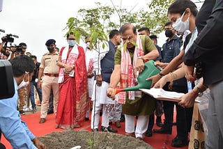 Hon Cheif Minister Inaugurates project with plantation drive at Botanical Garden, Guwahati — creators architects