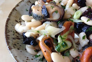 Ganxet beans with mussels