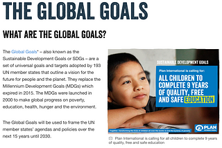 How Plan International is aligning itself with the UN’s sustainability development goals