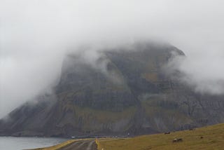 My view of Iceland in the fog
