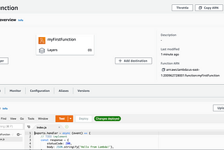 AWS Lambda function with Nodejs