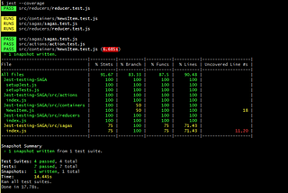 Jest test example.