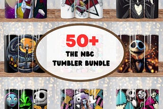 50+ Nightmare Before Christamas Cartoon Character Tumbler Wrap Valentine 20Oz Tumbler Wrap Png Jack And Sally Tumbler Sublimation Design