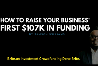 How to raise your first $107k in Funding