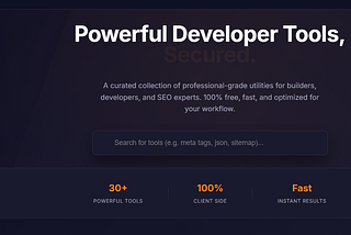 DevtoBox Tools Explained: A Powerful All-in-One Toolkit for Developers & SEO Professionals