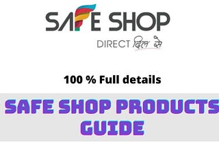 safe shop products list with PDF