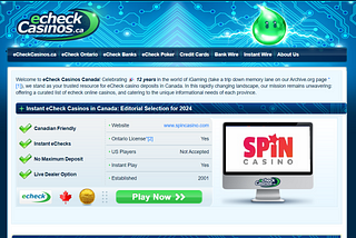 My Experience as a Writer for eCheckCasinos