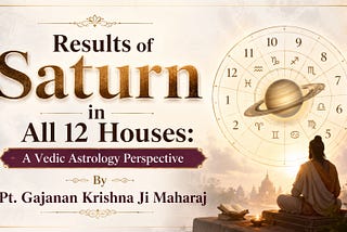 Results of Saturn in All 12 Houses: A Vedic Astrology Perspective