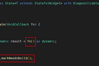 Flutter - setState() in State class