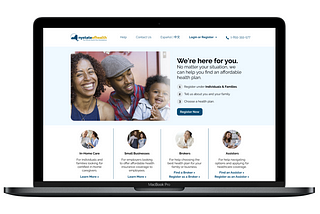 UX Case Study: Redesign of the New York State of Health homepage