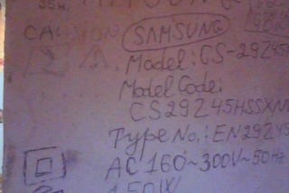 My third a televizor ‘’SAMSUNG’’