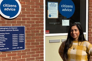 My time as a student volunteer at Citizens Advice