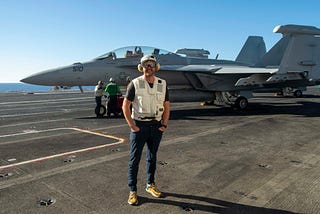 What it is like to land on an aircraft carrier as a civilian.