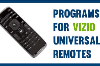 Ge Universal Remote Codes For Vizio TV